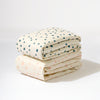 T31035IDS,Babyletto,Doodle Stars Organic Brushed Cotton Crib Sheet in Ivory with Dusty Rose Stars