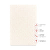 T31036IDS,Babyletto,Doodle Stars Organic Brushed Cotton Mini CribSheet in Ivory with Dusty Rose Stars