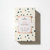 T31036IVS,Babyletto,Doodle Stars Organic Brushed Cotton Mini CribSheet in Ivory with Navy Stars