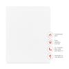T32633BTW,Babyletto,Organic Brushed Cotton All-Stages® Midi Crib Sheet in Bright White