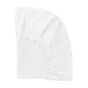 T32633BTW,Babyletto,Organic Brushed Cotton All-Stages® Midi Crib Sheet in Bright White