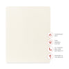 T32633I,Babyletto,Organic Brushed Cotton All-Stages® Midi Crib Sheet in Ivory