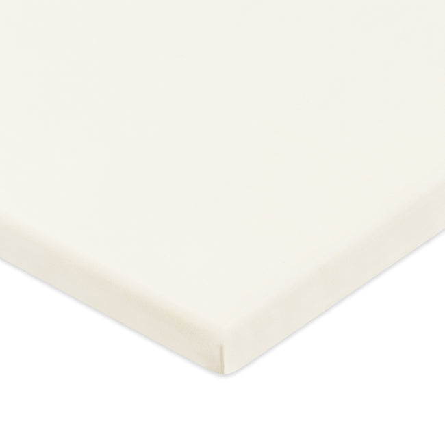 T32633I,Babyletto,Organic Brushed Cotton All-Stages® Midi Crib Sheet in Ivory