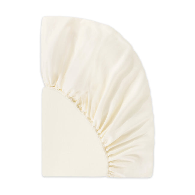 T32633I,Babyletto,Organic Brushed Cotton All-Stages® Midi Crib Sheet in Ivory