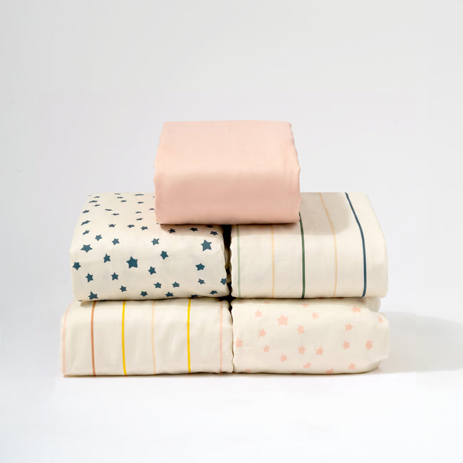 T32635DR,Babyletto,Organic Brushed Cotton Crib Sheet in Dusty Rose