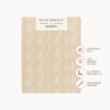 T34333AS,Babyletto,Nate Berkus x Babyletto All-Stages® Midi Sheet in Autumn Stripe
