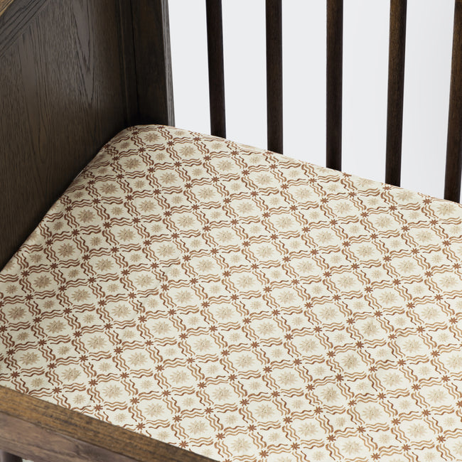 T34333ASR,Babyletto,Nate Berkus x Babyletto All-Stages® Midi Sheet in Autumn Star