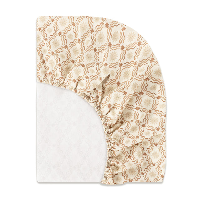 T34333ASR,Babyletto,Nate Berkus x Babyletto All-Stages® Midi Sheet in Autumn Star