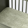 T34333JS,Babyletto,Nate Berkus x Babyletto All-Stages® Midi Sheet in Juniper Stripe