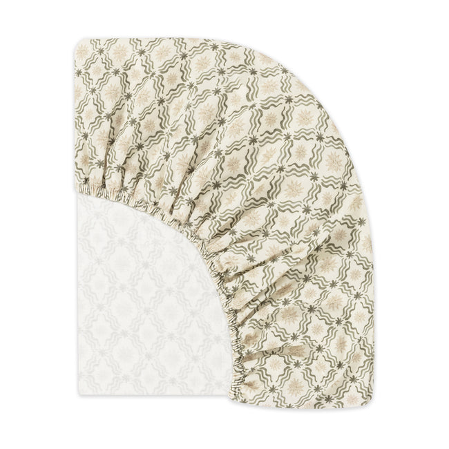 T34333JSR,Babyletto,Nate Berkus x Babyletto All-Stages® Midi Sheet in Juniper Star