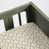 T34334JSR,Babyletto,Nate Berkus x Babyletto All-Stages® Bassinet Sheet in Juniper Star