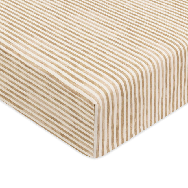 T34335AS,Babyletto,Nate Berkus x Babyletto Crib Sheet in Autumn Stripe