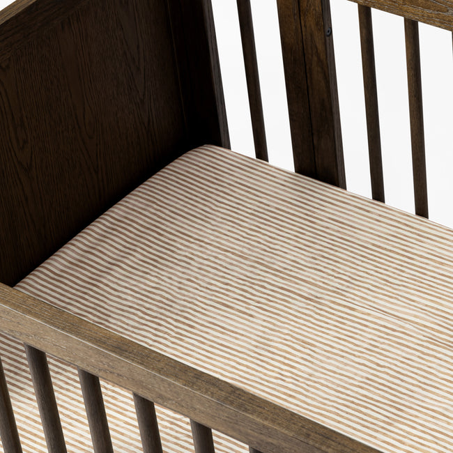 T34335AS,Babyletto,Nate Berkus x Babyletto Crib Sheet in Autumn Stripe