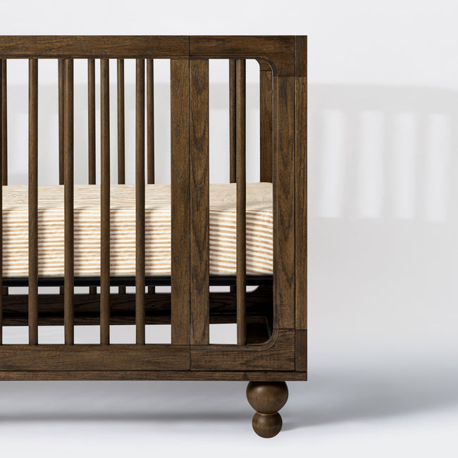 T34335AS,Babyletto,Nate Berkus x Babyletto Crib Sheet in Autumn Stripe