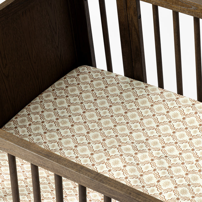 T34335ASR,Babyletto,Nate Berkus x Babyletto Crib Sheet in Autumn Star