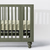 T34335JS,Babyletto,Nate Berkus x Babyletto Crib Sheet in Juniper Stripe
