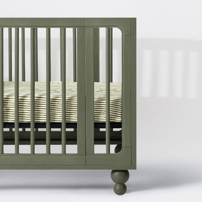 T34335JS,Babyletto,Nate Berkus x Babyletto Crib Sheet in Juniper Stripe