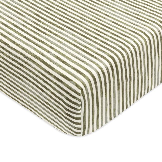 T34335JS,Babyletto,Nate Berkus x Babyletto Crib Sheet in Juniper Stripe