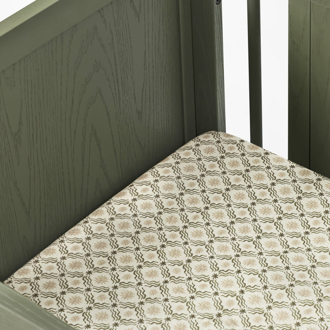 T34335JSR,Babyletto,Nate Berkus x Babyletto Crib Sheet in Juniper Star