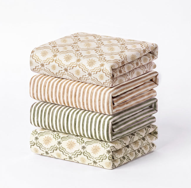 T34335JSR,Babyletto,Nate Berkus x Babyletto Crib Sheet in Juniper Star