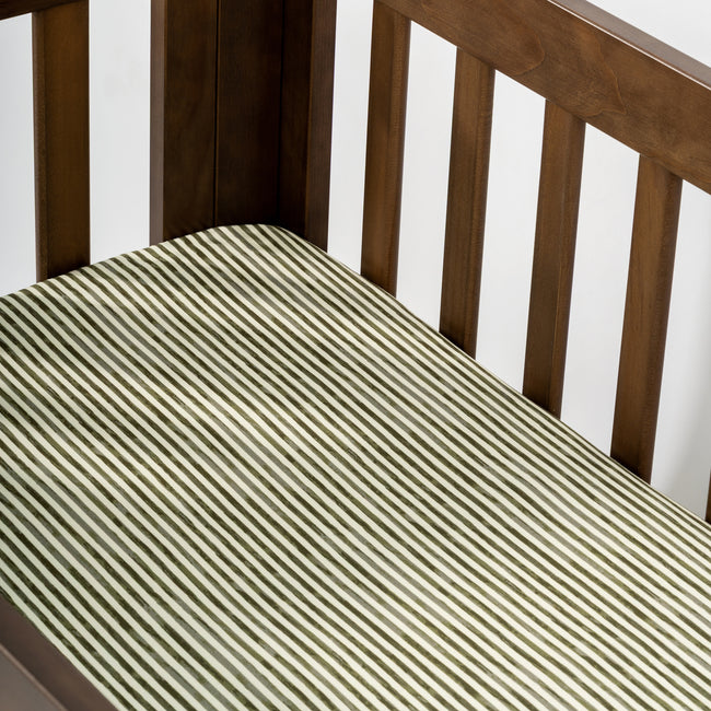 T34336JS,Babyletto,Nate Berkus x Babyletto Mini Crib Sheet in Juniper Stripe