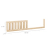 UB0399BR,Ubabub,Toddler Bed Conversion Kit for Nifty in Natural Birch