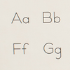 GPOSALP, Alphabet