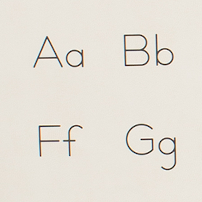 GPOSALP, Alphabet