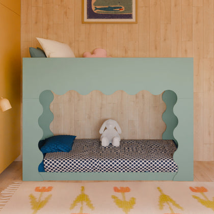 Lido Wave Convertible Low-Profile Bunk Bed
