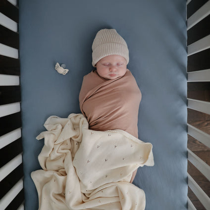 SCS-1004, Mushie Stretchy Crib Sheet