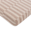 Mini Crib Sheet in GOTS Certified Organic Muslin Cotton