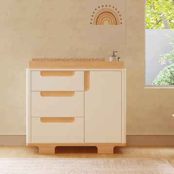 Yuzu 3-Drawer Compact Changer Dresser with Removable Changing Tray (41