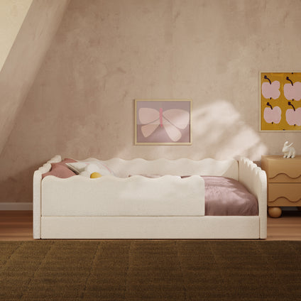 Rizo Montessori-Inspired Full Floor Bed with Guardrails
