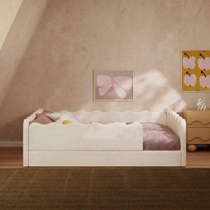Rizo Montessori-Inspired Full Floor Bed with Guardrails