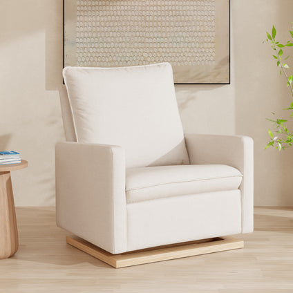 Cali Pillowback Chair and a Half Glider in Eco-Performance Fabric | Water Repellent & Stain Resistant