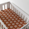Mini Crib Sheet in GOTS Certified Organic Muslin Cotton