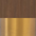 Natural Walnut & Gold Feet