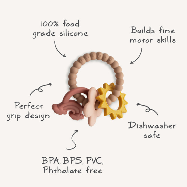 MTR-100, Mushie Teething Ring
