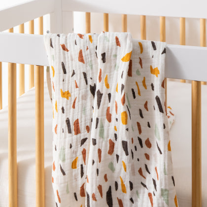 Swaddle in GOTS Certified Organic Muslin Cotton