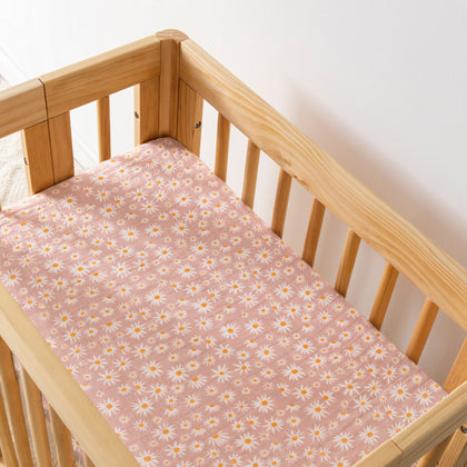 All-Stages Bassinet Sheet in GOTS Certified Organic Muslin Cotton