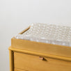 Quilted Changing Pad Cover in GOTS Certified Organic Muslin Cotton