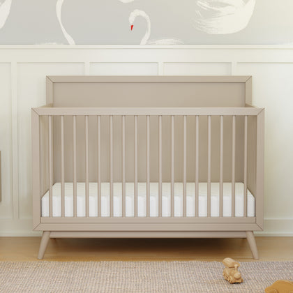 Palma 4-in-1 Convertible Crib with Toddler Bed Conversion Kit