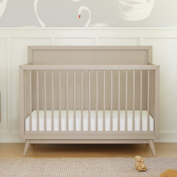 Palma 4-in-1 Convertible Crib with Toddler Bed Conversion Kit