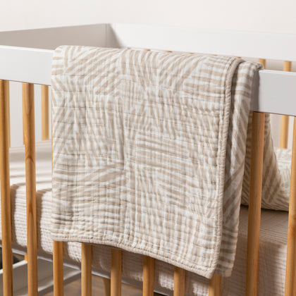 Quilt in 3-Layer GOTS Certified Organic Muslin Cotton