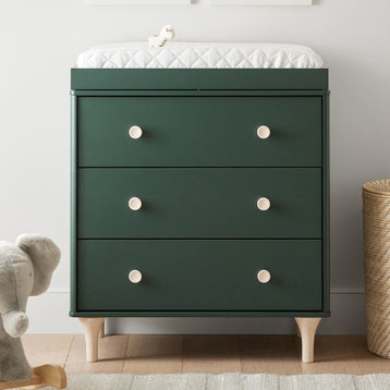 Lolly 3-Drawer Compact Changer Dresser with Removable Changing Tray (34